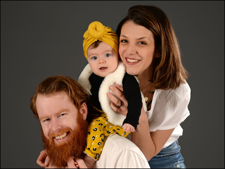 Photos de famille en studio professionnel