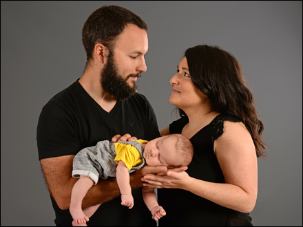 Shooting photo de bébé en studio professionnel